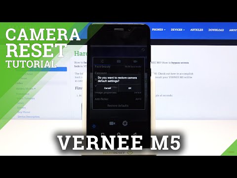 How to Set Default Camera Settings on VERNEE M5 –  Camera Reset