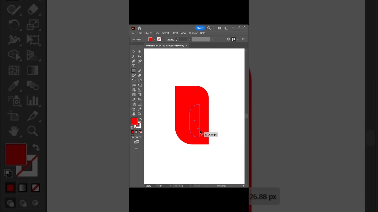 I LOGO DESIGN  #youtube #letterlogodesignillustrator #graphicdesigntutorial