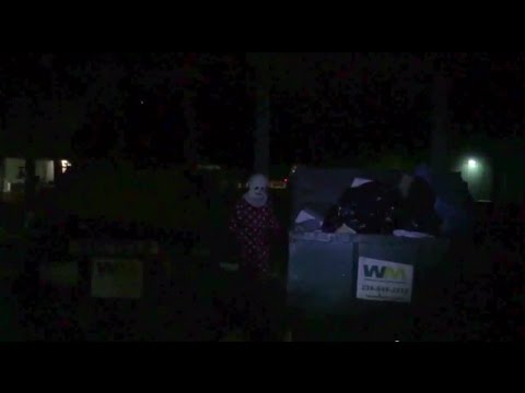 Creepy Clown Caught on Tape | Wrinkles Dumpster Dives