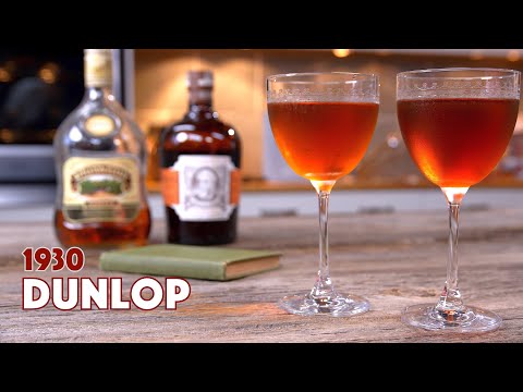 1930 Dunlop Rum Cocktail Recipe - Cocktails After Dark - Glen And Friends Cooking