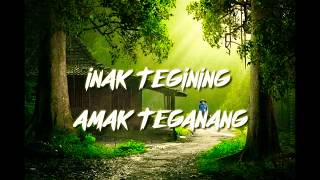 Download lagu Tegining teganang (terjemah indonesia) _lagu daerah lombok NTB mp3