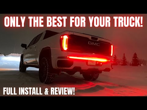 The Best Light Bar for Your Truck? Putco LED Blade Tailgate Light Bar Install & Review!