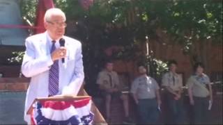 preview picture of video 'July 4th Bell Ringing Ceremony at Charlottesville Fire Department - 2014'