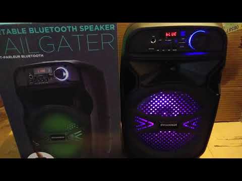 Sylvania tailgate speaker great for detailing