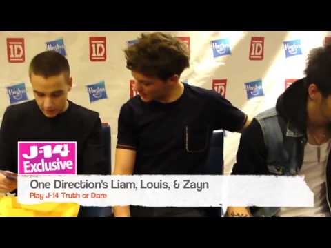 J-14 Exclusive Video  One Direction Plays J-14 Truth or Dare