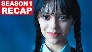 Wednesday Season 1 Recap | Netflix Series Summary Ending Explained | Must Watch Before Season 2
