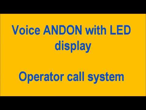 Andon LED Display System