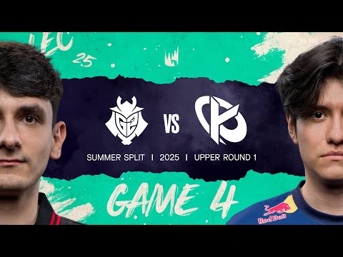 KC v G2 | 2025 LEC Summer | Week 5 Day 3 | Karmine Corp vs. G2 Esports Game 4