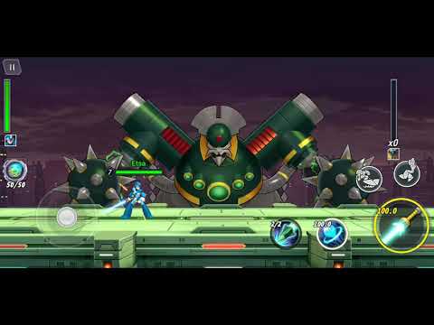 MegaMan X Dive Closed Beta Footage - X Gameplay Compilation