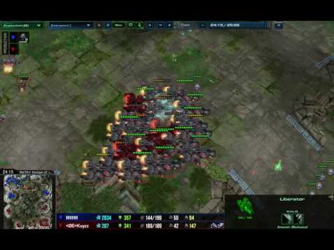 Liberball Bankshot into Mines - Masters TvT - Starcraft 2 LotV