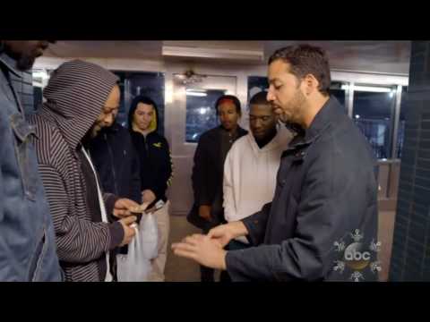 David Blaine's famous 3 card monte