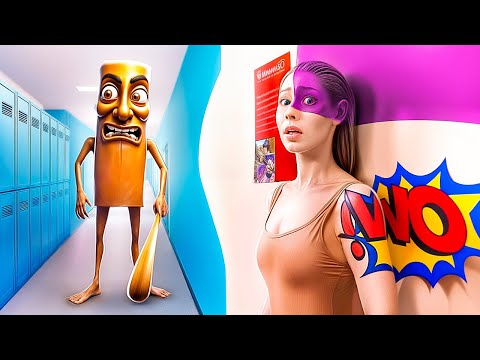 Joc de-a v-ați Ascunselea de Camuflaj Extrem în Facultate! Minți Italiene în Viața Reală