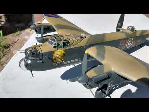 Hong Kong Models 1/48 Avro Lancaster Complete Build.