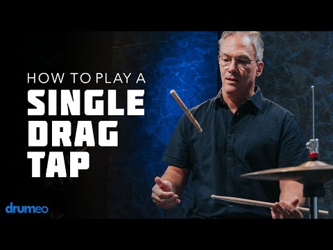 How To Play A Drag Tap - Drum Rudiment Lesson