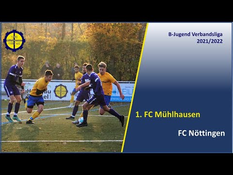 1.FC Mühlhausen - FC Nöttingen 1:4 (0:3) 6. November 2021 B1 Meisterschaftsspiel Verbandsliga