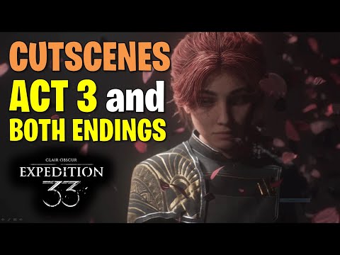 Act 3 Maelle - All Cutscenes with Both Endings | Clair Obscur: Expedition 33