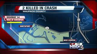 2 Killed in Waupaca County Crash