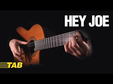 EXPLOSIVE FINGERSTYLE HENDRIX ★★★ "Hey Joe" TABs