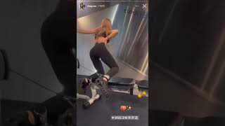 インスタ美女 (@dwgran) ジム トレーニング動画 #shorts