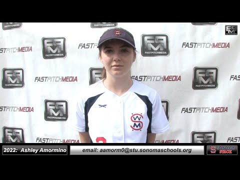 2022 Ashley Amormino 4.1 GPA - Catcher and Outfielder Softball Skills Video - Sonoma Stack