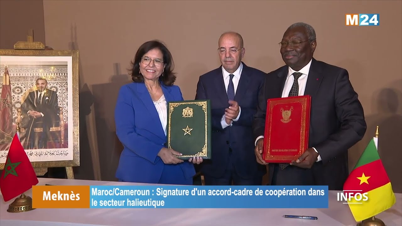 Maroc/Cameroun : Signature d'un accord-cadre de coopération dans le secteur halieutique