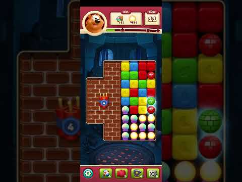 Toon blast Level 1845 no booster 2 stars