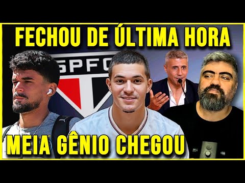FECHOU AGORA SIM!!! SÃO PAULO BATE O MARTELO E CONTRATA MEIA QUE FARÁ HISTÓRIA! SPFC MUDOU TUDO!