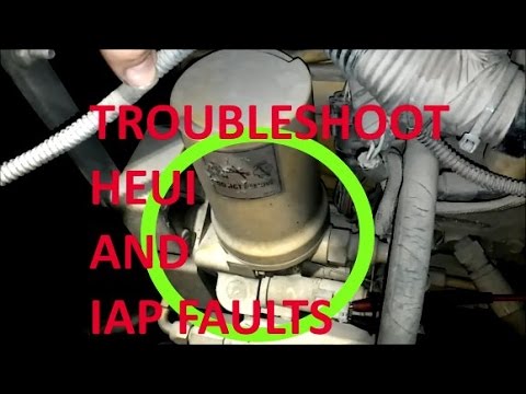 How To Troubleshoot HEUI Systems and IAP faults. 164 Faults. 3126, C7, and C9 Cat Engines.
