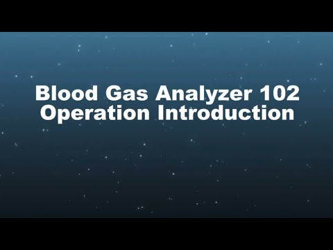 Standard Operation of Wondfo Blood Gas Analyzer (BGA-102)