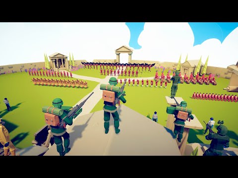 Can 100X Roman Army Defend Castle From Every Factions Tabs - Totally Accurate battle Simulator