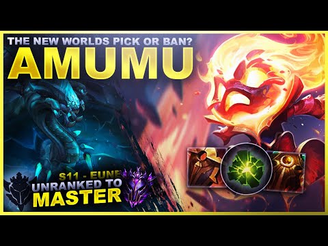 THE NEW WORLDS PICK OR BAN? AMUMU SUPPORT! - Unranked to Master: EUNE Edition | League of Legends