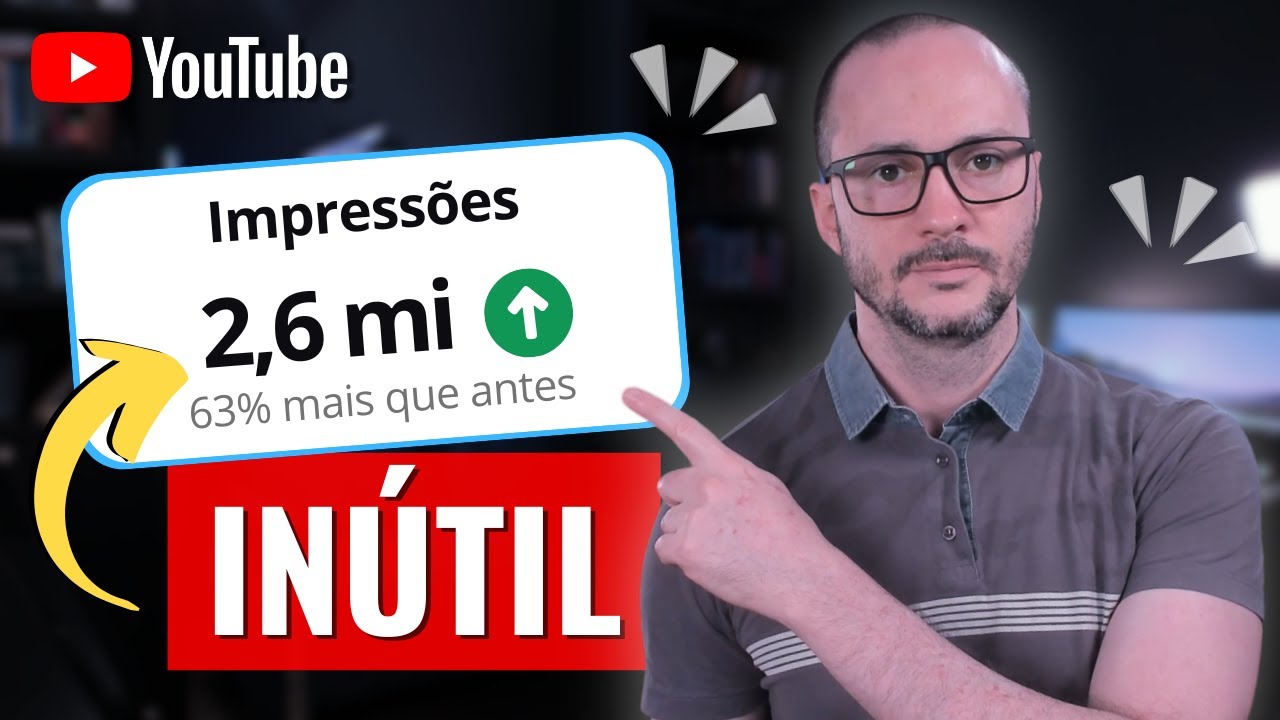 😱 Essa estatística do YouTube NÃO SERVE pra NADA!