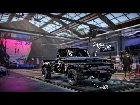 Modifikasi Chevrolet C10 Stepside Pickup '65 Mode Rally - NFS Heat Gameplay