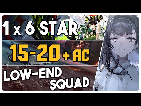 15-20 + Adverse Combat | Low End Squad |【Arknights】