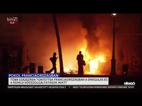Felgyújtották a 140 éves városházát Franciaországban - HírTV