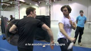 Captain America: The Winter Soldier -- L'apprendimento della coreografia - Pod dal film | HD