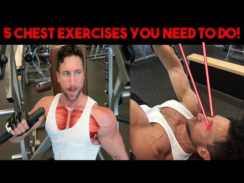 5 UPPER Chest Exercises For Skinny Guys! Video