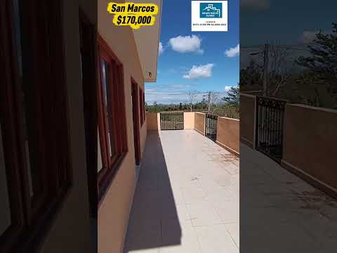 San Marcos, Carazo. Propiedad en venta $170,000. 5 habitaciones y 3 baños. 247 mts y 5,000 vrs.