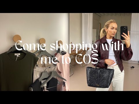 Come shopping with me to COS, trying on the new spring summer collection