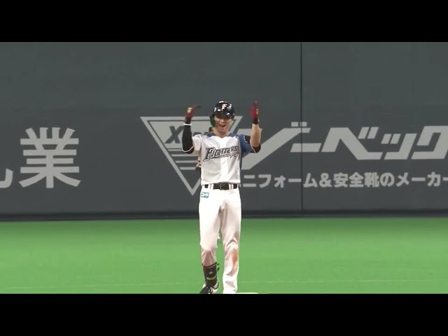 【5回裏】3ボールから積極的にスイング‼ ファイターズ・西川 逆転の2点タイムリー2ベース‼ 2019/8/4 F-H