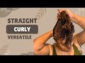 Natural Hair Straight To Curly With Olaplex The Doux Big Poppa Gel