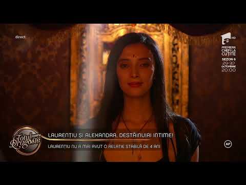 Laurențiu și Alexandra, destăinuiri intime: „Mi-am făcut listă cu iubiții mei”