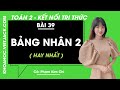Toán lớp 2 Bài 39: Bảng nhân 2