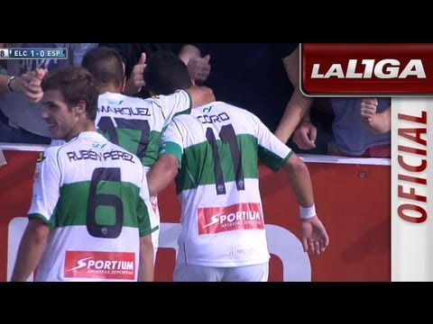Gol de Coro (1-0) en el Elche CF - RCD Espanyol - HD