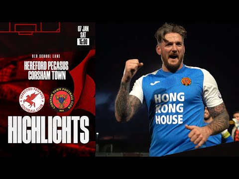 Hereford Pegasus FC 2 V 3 Corsham Town FC - Hellenic Premier Match Highlights
