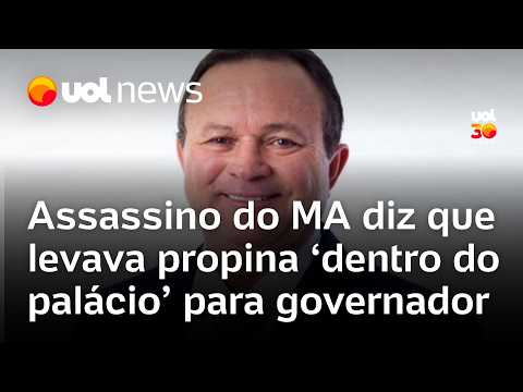 Condenado por morte diz que levou propina ‘no palácio’ para governador do MA, Carlos Brandão