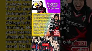 Download lagu Bukan Cuma Hebat di Lapangan, Mega Bikin Netizen Turki Jatuh Hati! #shorts #vleague #volleyball mp3