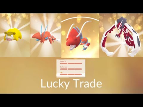 He lucky trade a poor iv shiny Clauncher caught in the wild then a Shiny Yveltal!