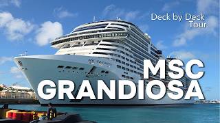 MSC Grandiosa Deck-by-Deck Tour | Why MSC Is My FAVORITE Cruise Line Yet