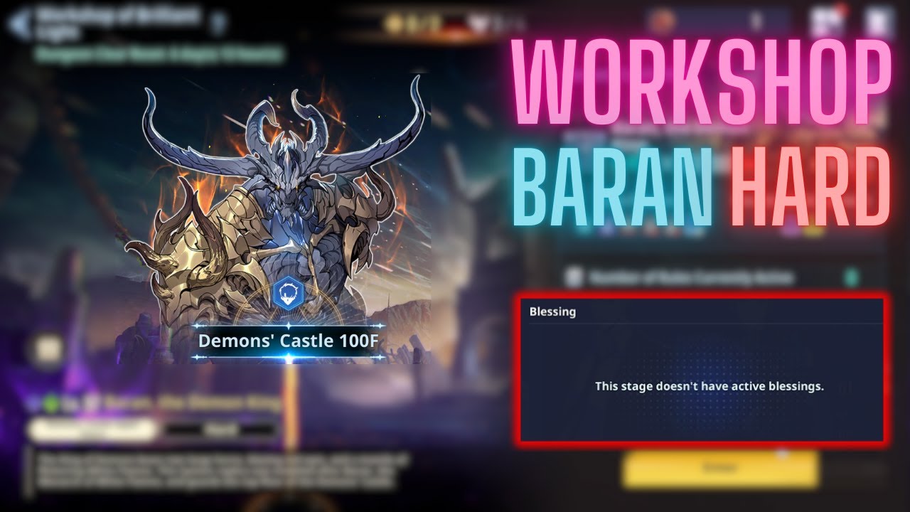 [TOP 3000] PRE-NERF WOBL Baran (Hard Mode) | No Blessing Run | 960K TP | SL: Arise